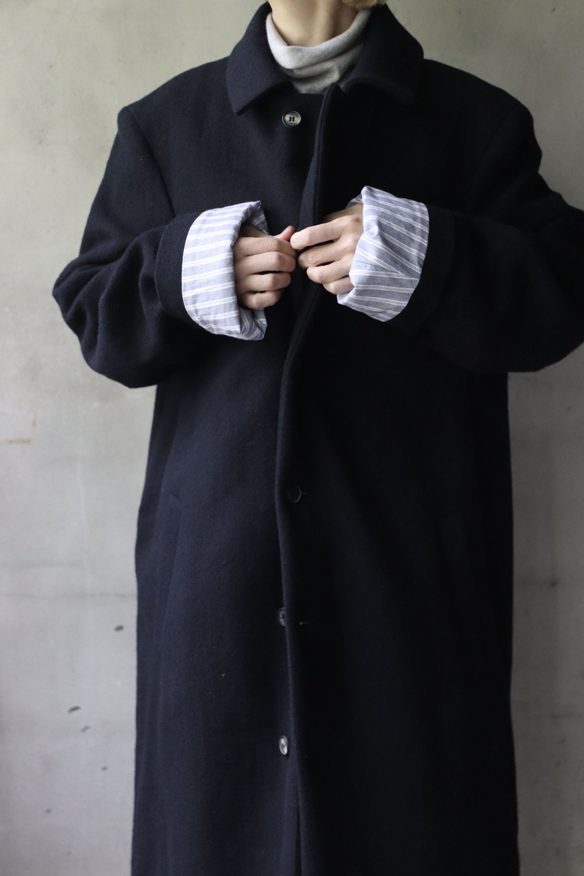 バーグファベル　bergfabel ワイドコート　カシミア100% バーグファベルbergfabel ワイドコートカシミア100%