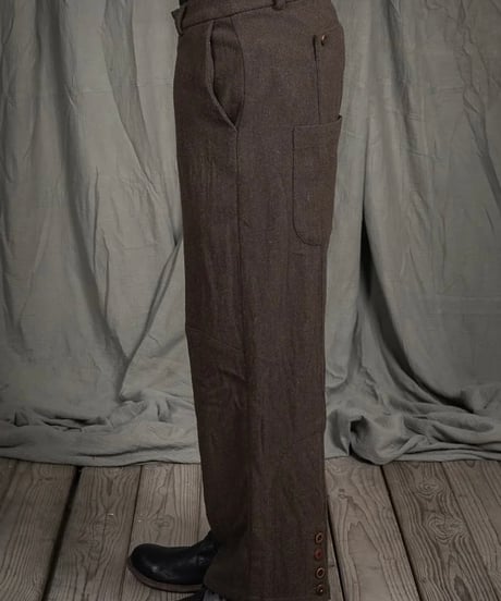 ALEKSANDR MANAMISアレクサンダーマナミ/ ETUIDE 19IEME PANT - VINTAGE WRENトラウザーズ / am-25017