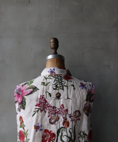 MARIA TURRIマリア・トゥッリ / BOTANICAL SHIRTノースリーブ / MA-26008(49103)