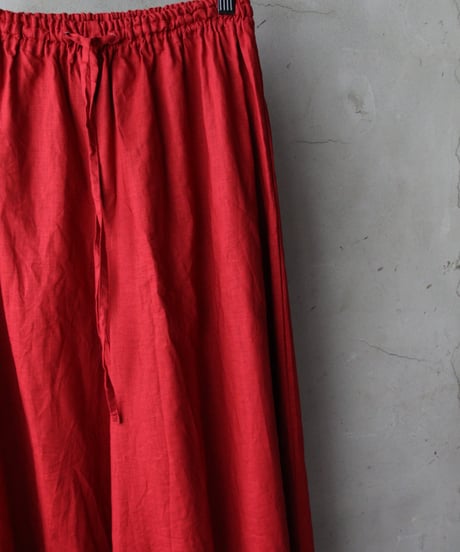 cavane キャヴァネ / Wide Petti Pants Linen/Cottonパンツ/ca-25093