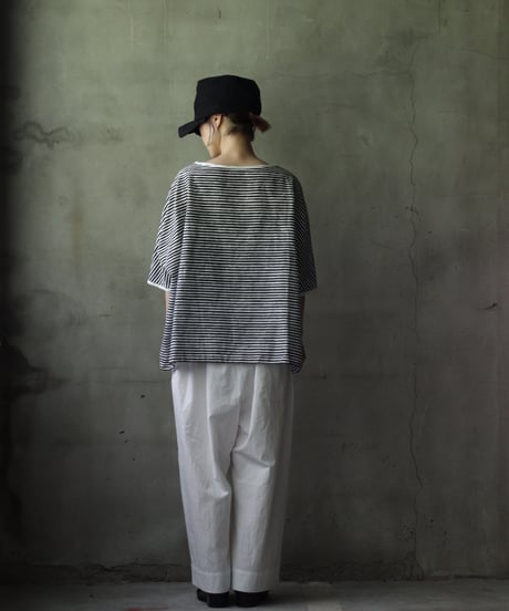 cavane キャヴァネ / Tunic half-sleeve Cotton/Linen100シャツ / ca-25080R