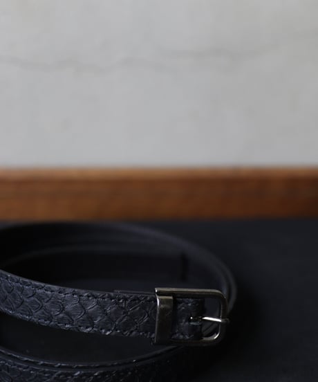 cavane キャヴァネ / #18Python Leather Beltベルト / ca-23500