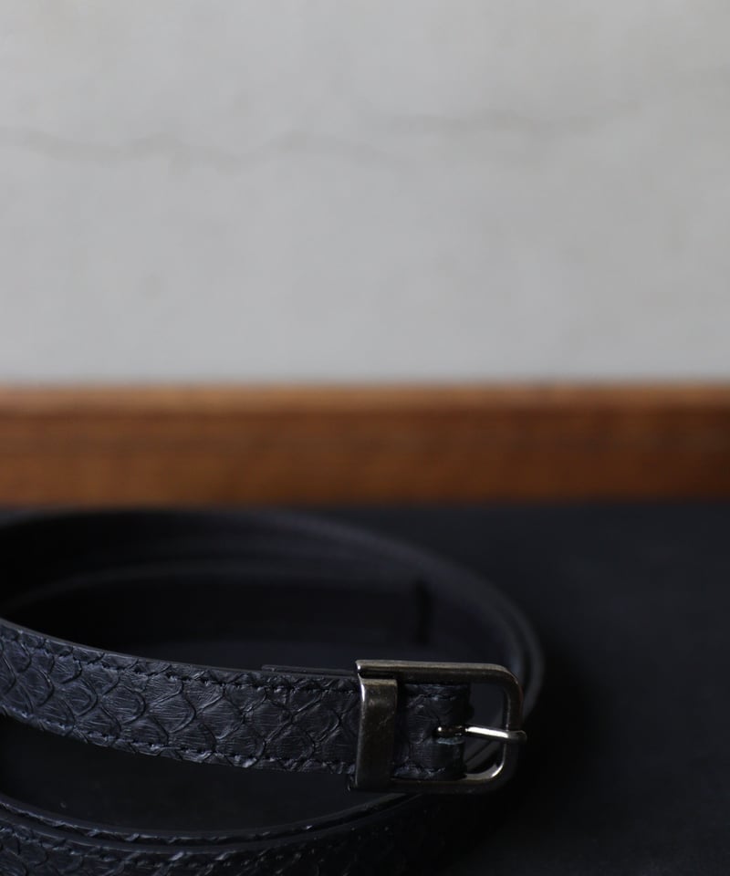 cavane キャヴァネ / #18Python Leather Beltベルト / ca-2