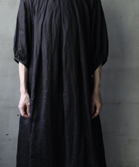 cavane キャヴァネ / Over Tuck Linen100 Dressワンピース / ca-25102