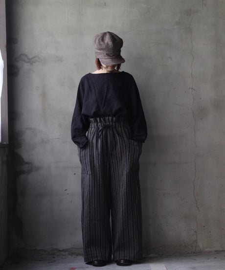 cavane キャヴァネ / Tunic long-sleeve Cotton&Woolシャツ / ca-25153
