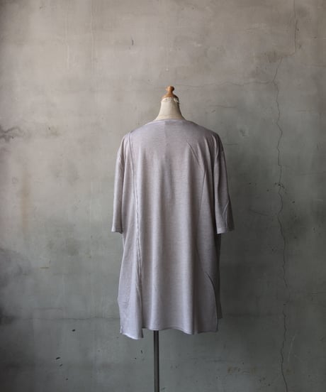 daubドーブ / SIDE PANEL OVER T-SHIRT WITH POCKET Tシャツ / da-25009