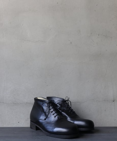 TATAROU with cavane limited shoes / Balmoral Ankle Shoes Horse leather靴 /  Tat-26002