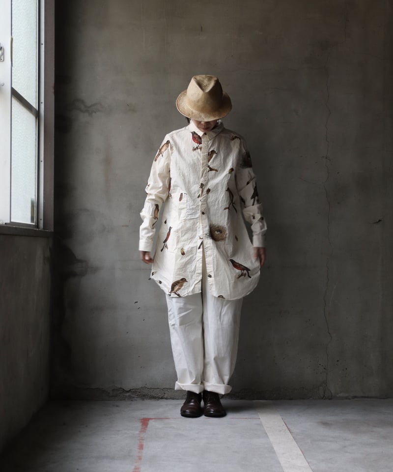 ALEKSANDR MANAMISアレクサンダーマナミ/ LONG BIRD SHIRTシャツ ALEKSANDR MANAMISアレクサンダーマナミ/ LONG BIRD SHIRTシャツ