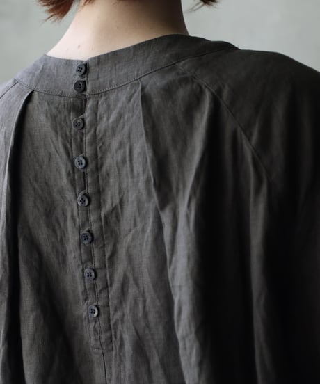 cavane キャヴァネ / Over Tuck Linen100 Dressワンピース / ca-25128