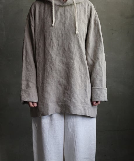 klauseクロイゼ / Hoodie Belarus Linenプルオーバー/ kla-24027