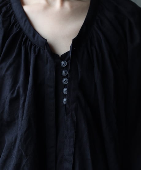 cavane キャヴァネ / Raglan puff-sleeve blouse Jacquardブラウス / ca-26022
