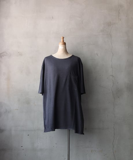 daubドーブ / SIDE PANEL OVER T-SHIRT WITH POCKET Tシャツ / da-25008