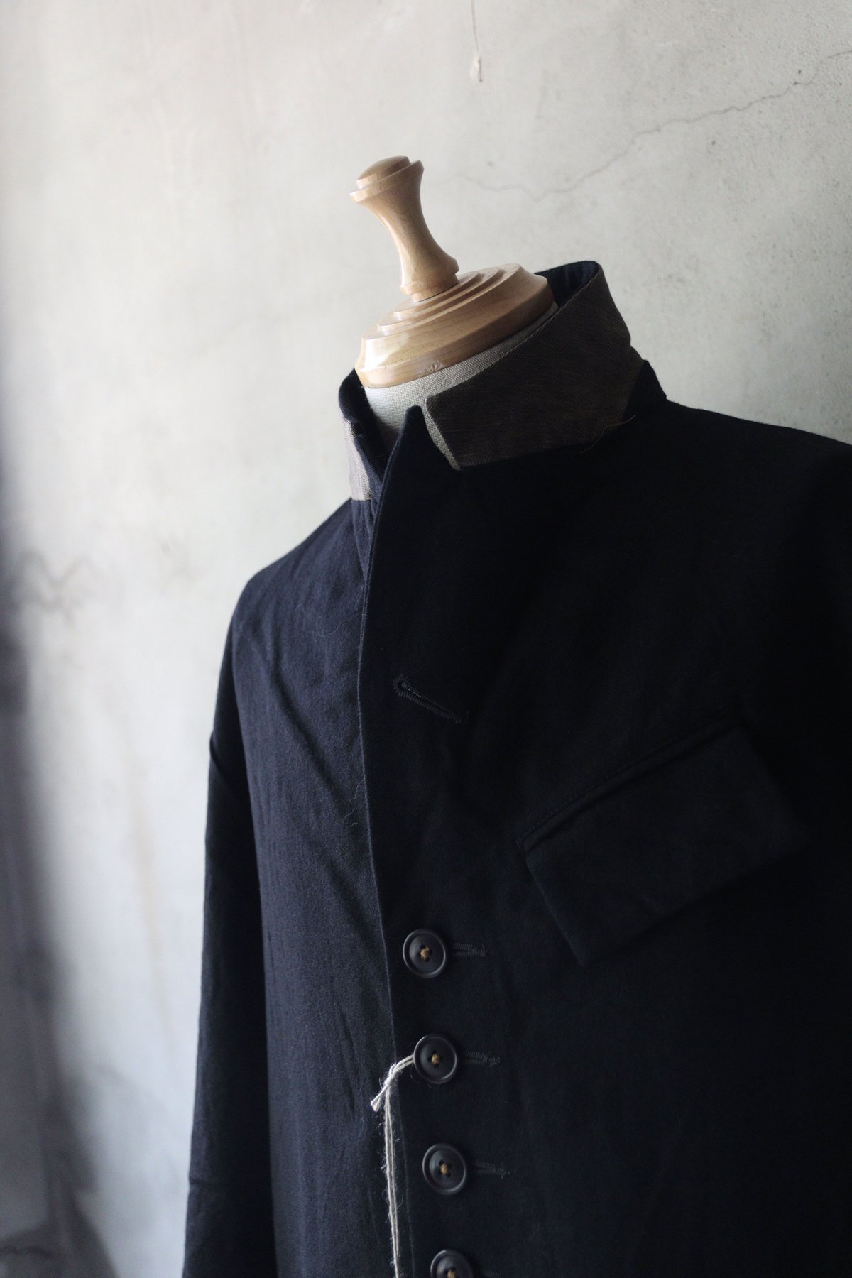 KLASICA クラシカ /SIGLO 10 Buttons Old Coatコート/ kl- KLASICA クラシカ /SIGLO 10 Buttons Old Coatコート/ kl-