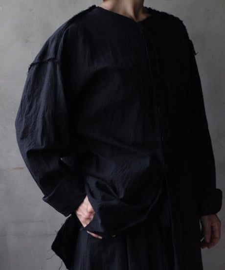 Cavalier Meiko Takahashi / Cave collarless shirt#79 / Me-25008