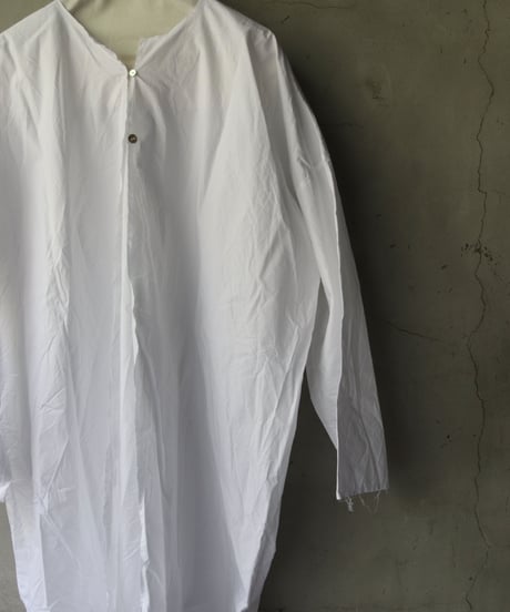 SCHA シャー/ Round Neck Summer Volume Coat " OE "-PAPER COTTON HEAVY- / Sc-23005 ( Art#1725)
