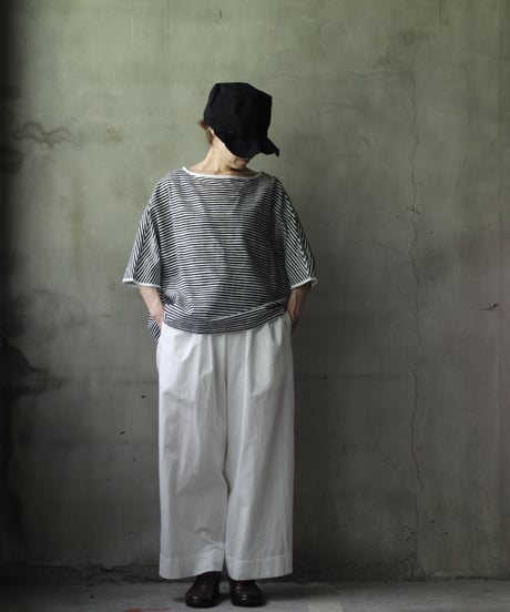 cavane キャヴァネ / Tunic half-sleeve Cotton/Linen100シャツ / ca-25080R