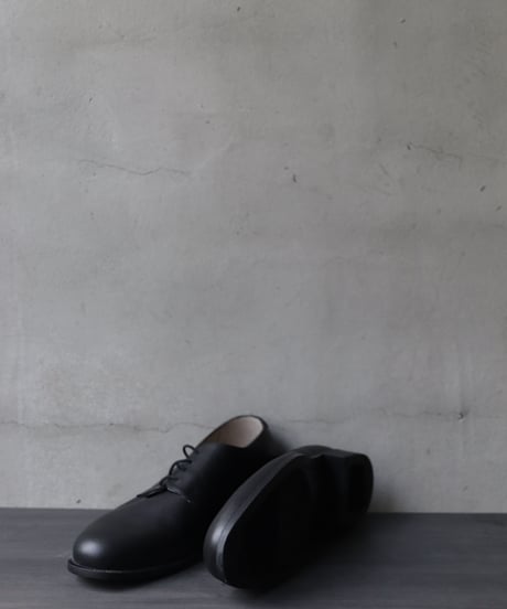 Euro select ユーロセレクト  / Dead stock French service Blucher plain toe革靴  / eu-22001