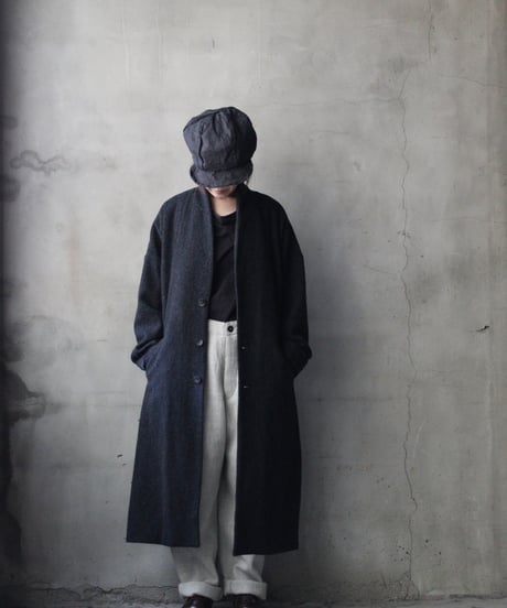 cavane キャヴァネ / Traditional Wool100 Twill Over Coatコート / ca-25157
