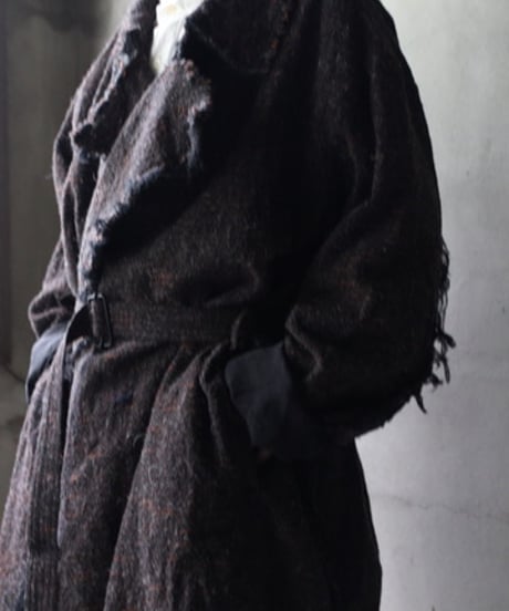 KLASICA クラシカ / Cut off Hem Blend Gown Coat" HM-C " / kl-25032