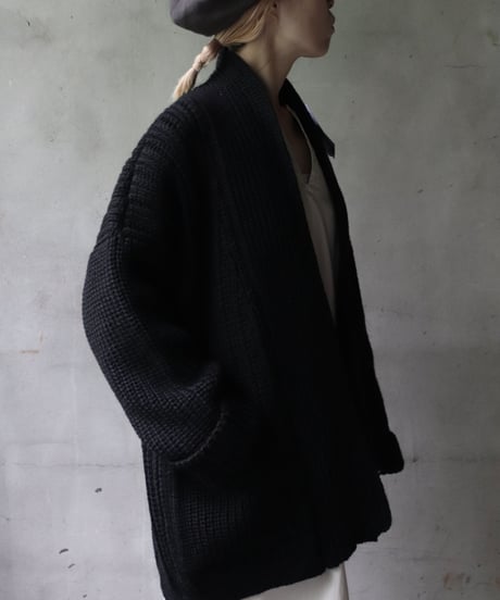 TRADHOUND ENGLAND   /  Wrap cardiganブリティッシュニット/ TR-THSJ1