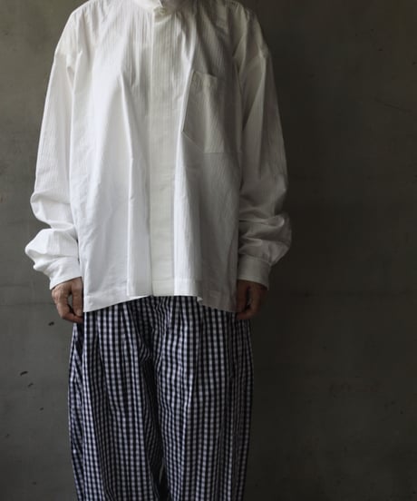 NATIVE VILLAGE ネイティブヴィレッジ / Cotton.Hフリルスタンドオーバーシャツ / na-23018