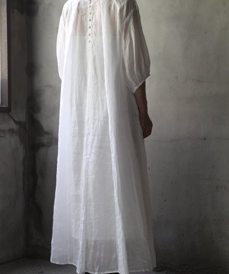 cavane キャヴァネ / Over Tuck Linen100 Dressワンピース / ca-25103