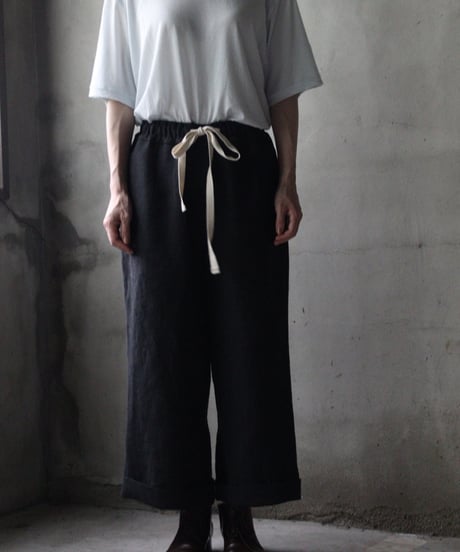 der antagonist デ アンタゴニスト / Trousers Linen100パンツ/ P13HBLSC25