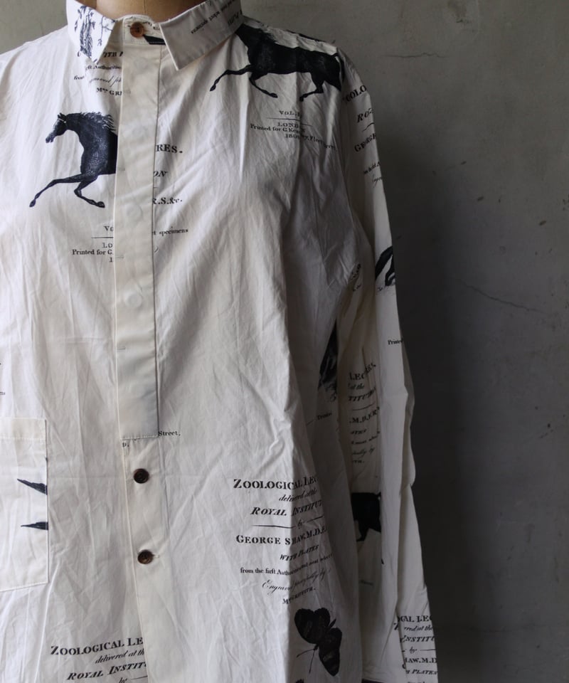 【入手困難】Aleksandr Manamis shirt ALEKSANDR MANAMISアレクサンダーマナミ/ LECTURES SHIRT - L