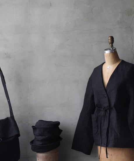 der antagonist デ アンタゴニスト / Potter Jacket linen100ジャケット/ J76BLSC26