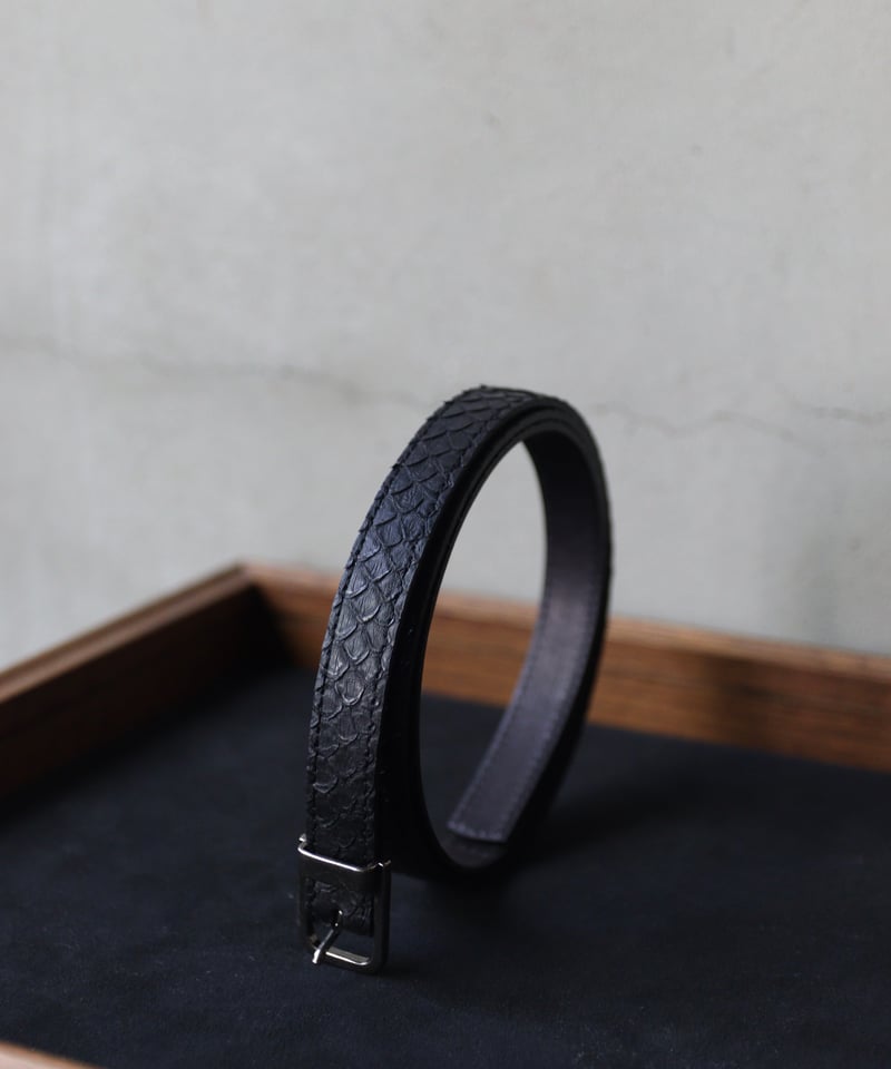 cavane キャヴァネ / #18Python Leather Beltベルト / ca-2