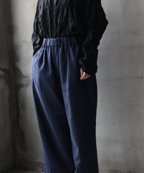 cavane キャヴァネ / St-Wide TrousersⅡ Cotton&Linenパンツ/ ca-26047
