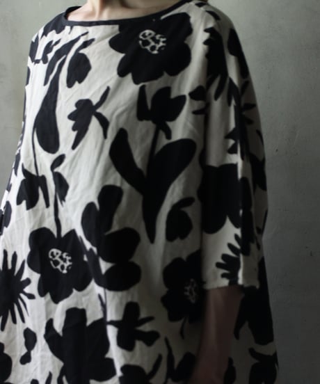 cavane キャヴァネ / Tunic half-sleeve Cotton/Linen100シャツ / ca-25080