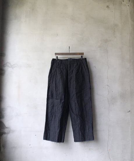 KLASICA クラシカ / Cut off Bold Straight Trousers "GALWAY" RSパンツ/ kl-25010
