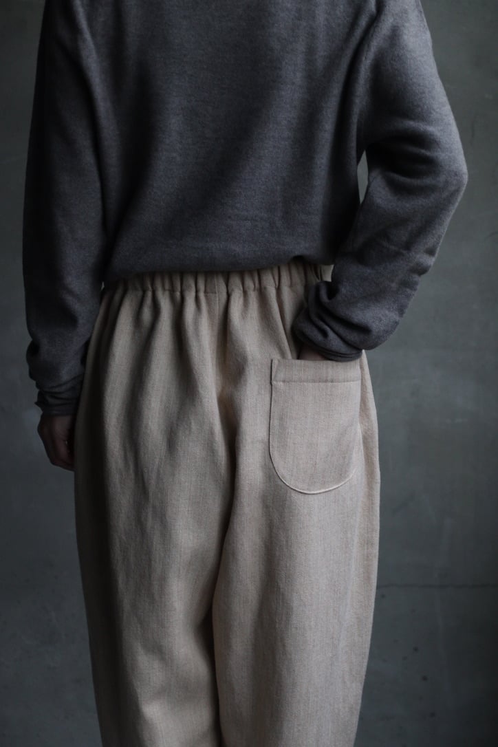 cavane キャヴァネ Denim linen suspenders パンツ - パンツ