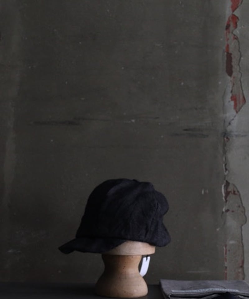 REINHARD PLANK 黒 キャスケット Classico-Wool-Hat-in-Black-by-