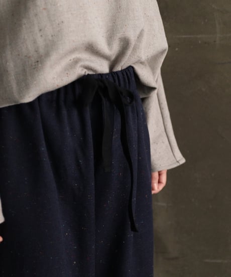 cavane キャヴァネ / Wool-blend Wide easy-pantsパンツ/ca-24195