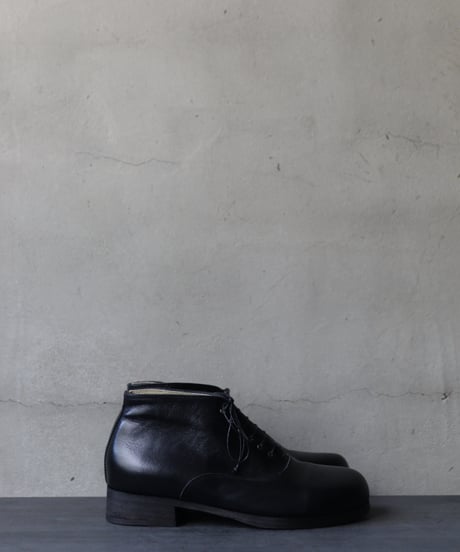 TATAROU with cavane limited shoes / Balmoral Ankle Shoes Horse leather靴 /  Tat-26002