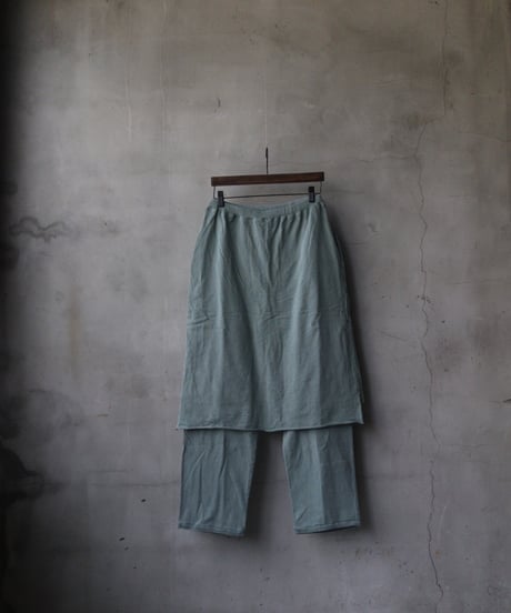 Dulcamara ドゥルカマラ /ピグメントジャージーレイヤードスカートPT UNISEX / dl-25008(D125-P1151)