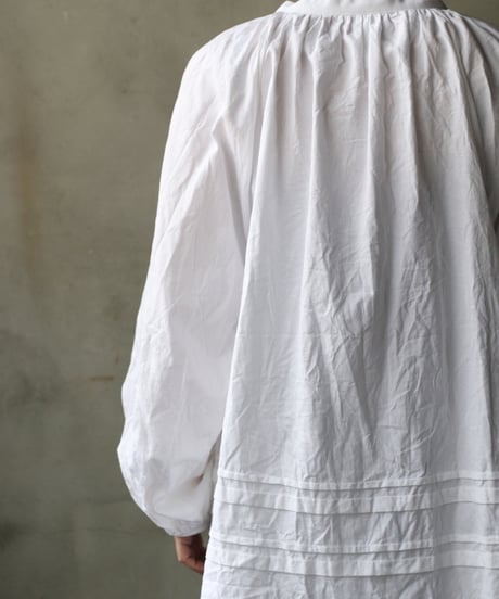 cavane キャヴァネ / Raglan puff-sleeve blouse Jacquardブラウス / ca-26021