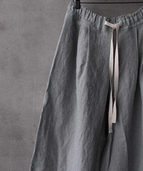 der antagonist デ アンタゴニスト / Wide Sailor Pants linen100パンツ/ P22HBLCE25/26