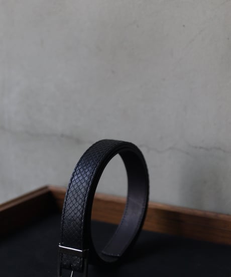cavane キャヴァネ / #24Python Leather Beltベルト / ca-23501
