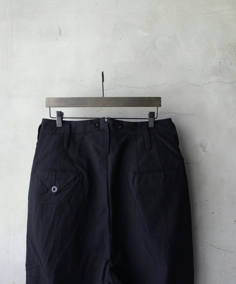 KLASICA クラシカ / Cut off Bold Straight Trousers 