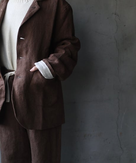 der antagonist デ アンタゴニスト / Belgian linen locksmith jacketジャケット /J30BLTB23/24