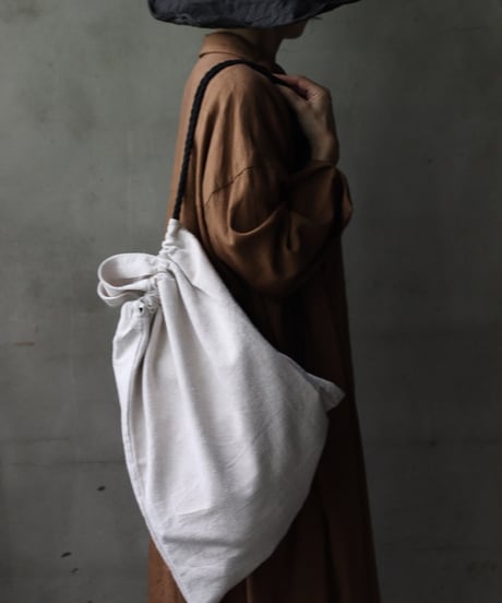 cavane キャヴァネ /  Rope sack linen&cottonバッグ/ ca-25136