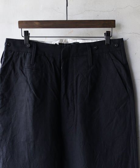 KLASICA クラシカ / Cut off Bold Straight Trousers "GALWAY" WHパンツ/ kl-25012
