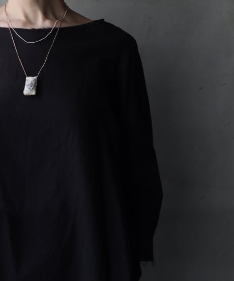 Antonia Rossi (Antomoon)/ Embroidered Square Heart Necklaceネックレス / An-26001