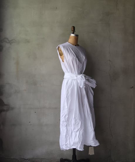 SCHA シャー/ Round Neck Sleeveless  Dress Medium "12B-OE" / Sc-24010 (Art#1665)