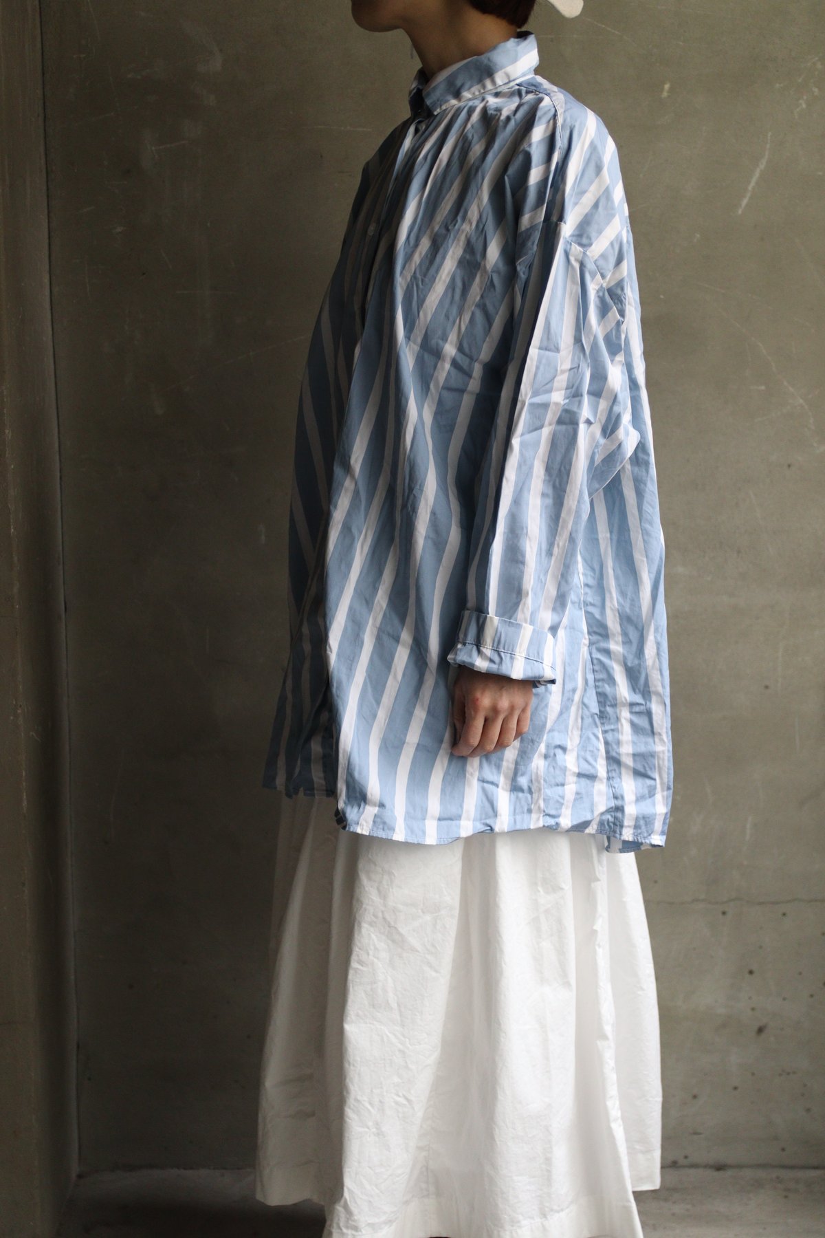 Bergfabel バーグファベル / long over shirtシャツ/ BFWSH89 Bergfabel バーグファベル / long over shirtシャツ/ BFWSH89