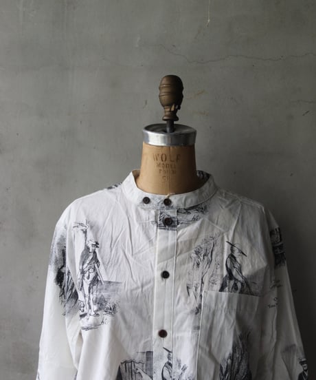 ALEKSANDR MANAMISアレクサンダーマナミ/ THE HUNTER COLLAR STAND SHIRTシャツ / am-24035