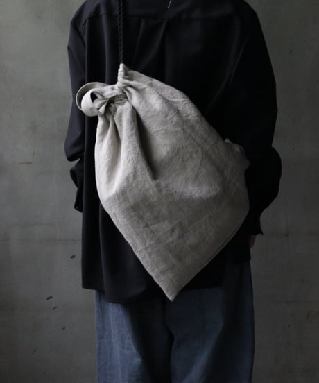 cavane キャヴァネ / Rope sack linen100バッグ/ ca-25135